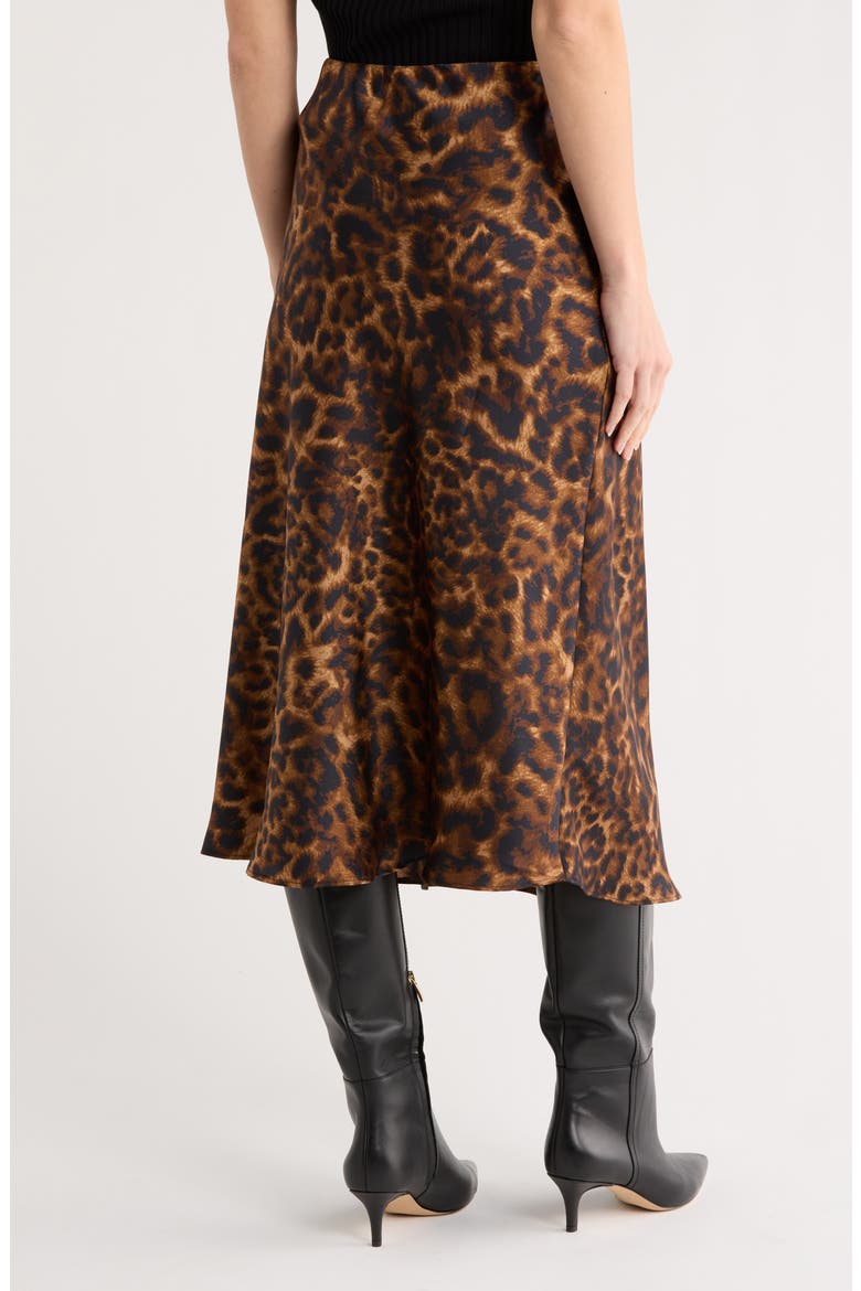 A-Line Midi Skirt, Alternate, color, TRUFFLE MULTI