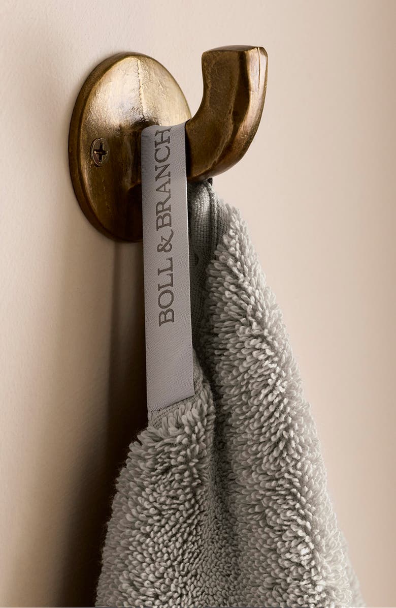 Boll & Branch Turkish Ultra Plush Organic Turkish Cotton Bath Towel, Alternate, color, Pewter