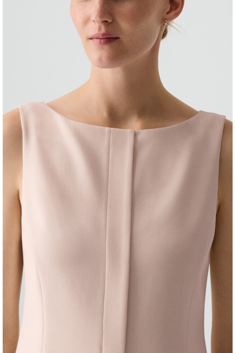 Boat Neck Minidress, Alternate, color, SHEER PINK