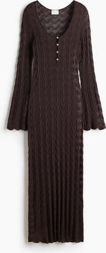 H&M Crochet-look Button-top Dress