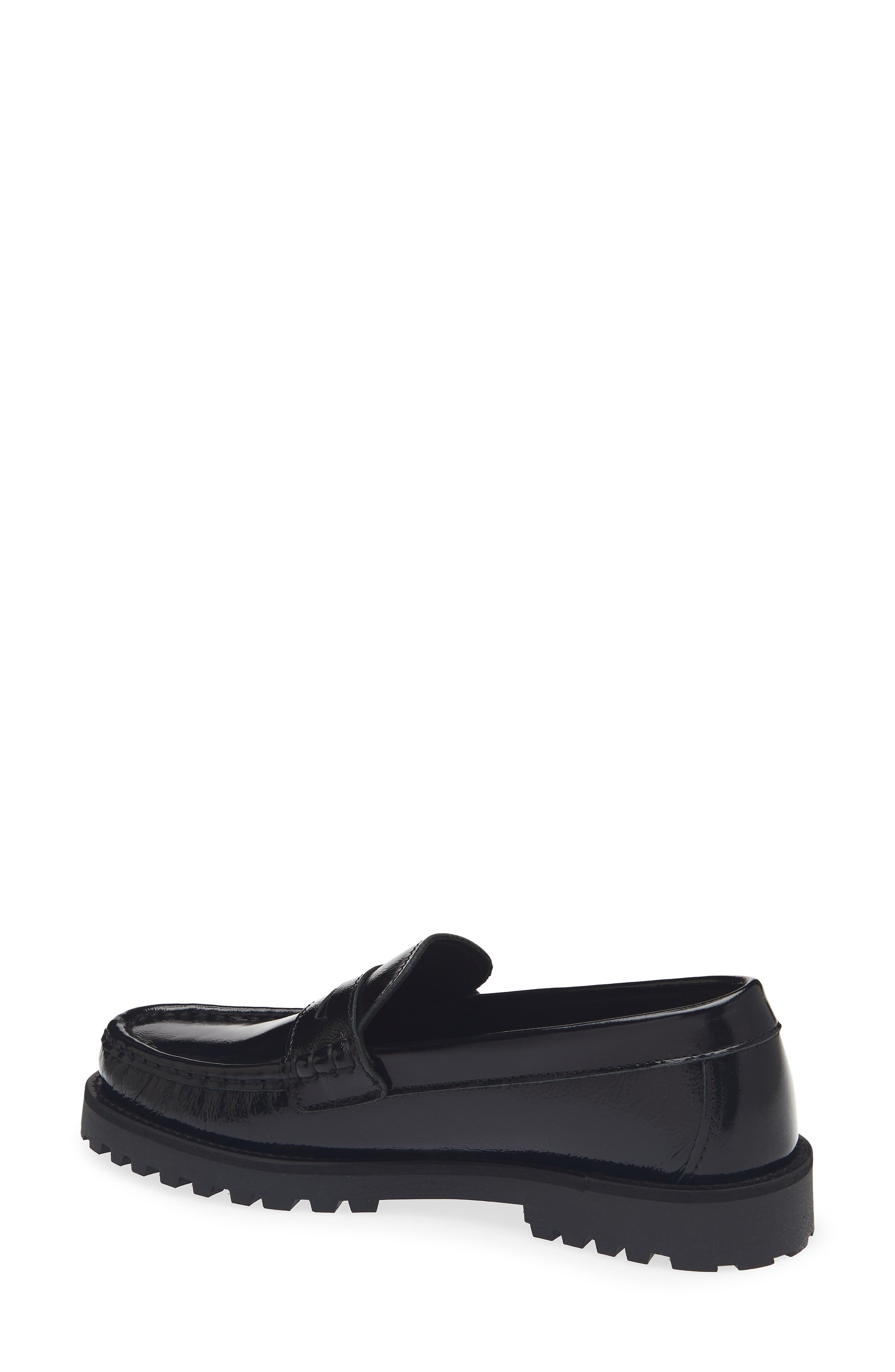 Galena Leather Loafer, Alternate, color, BLACK PATENT