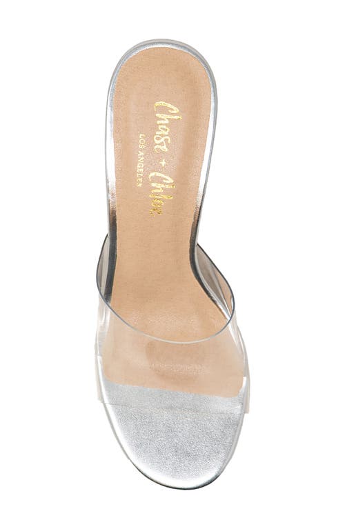 Chase & Chloe Chase And Chloe Chain Link Statement Heel Sandal