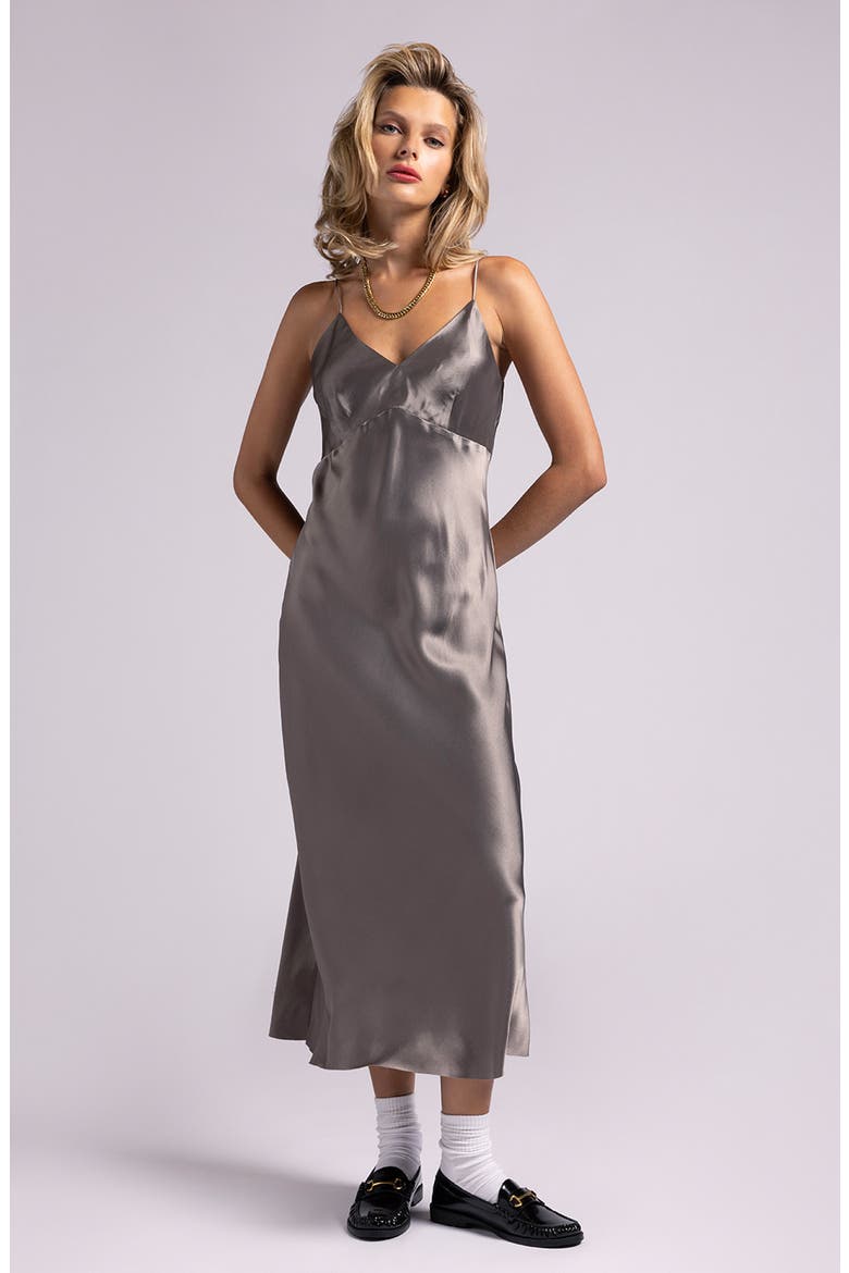 Royce Slipdress, Alternate, color, SMOKEY OLIVE