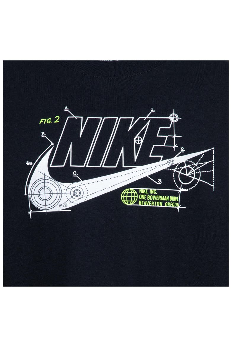 Kids' Future Utility Long Sleeve Graphic T-Shirt, Alternate, color, BLACK