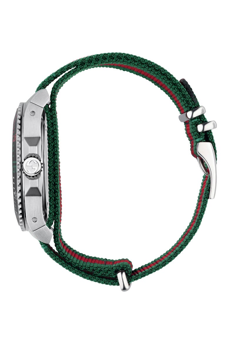 Dive Nylon Strap Watch, 45mm, Alternate, color, NO COLOR