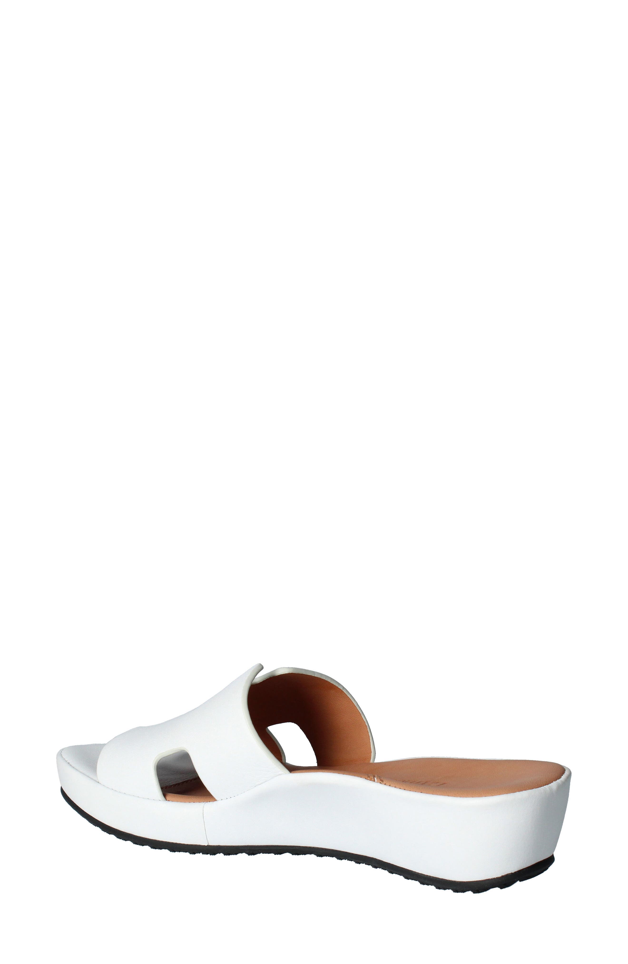 L'Amour des Pieds Catiana Platform Sandal, Alternate, color, White