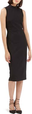 Topshop Sleeveless Midi Dress