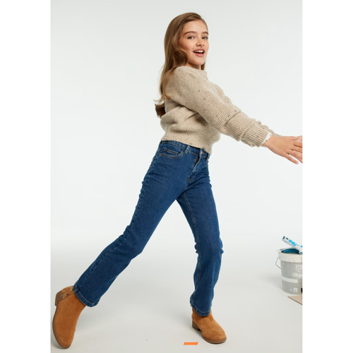 Mayoral Logo-patch Denim Jeans In Blue