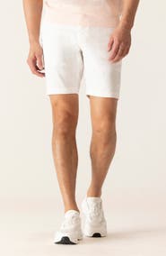 DEKE Oasis 8.5-Inch Linen Blend Bermuda Shorts