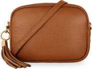 Apatchy London The Tassel Leather Crossbody Bag