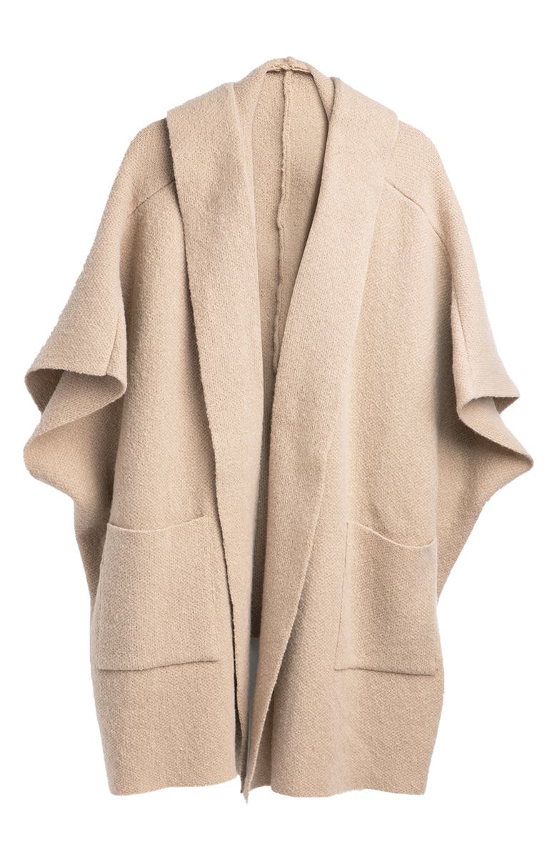 SAACHI Oversize Hooded Topper, Alternate, color, Taupe