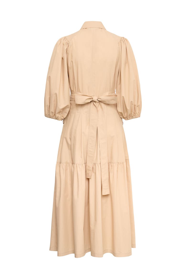 Belted Dress In Safari Style, Alternate, color, Sand