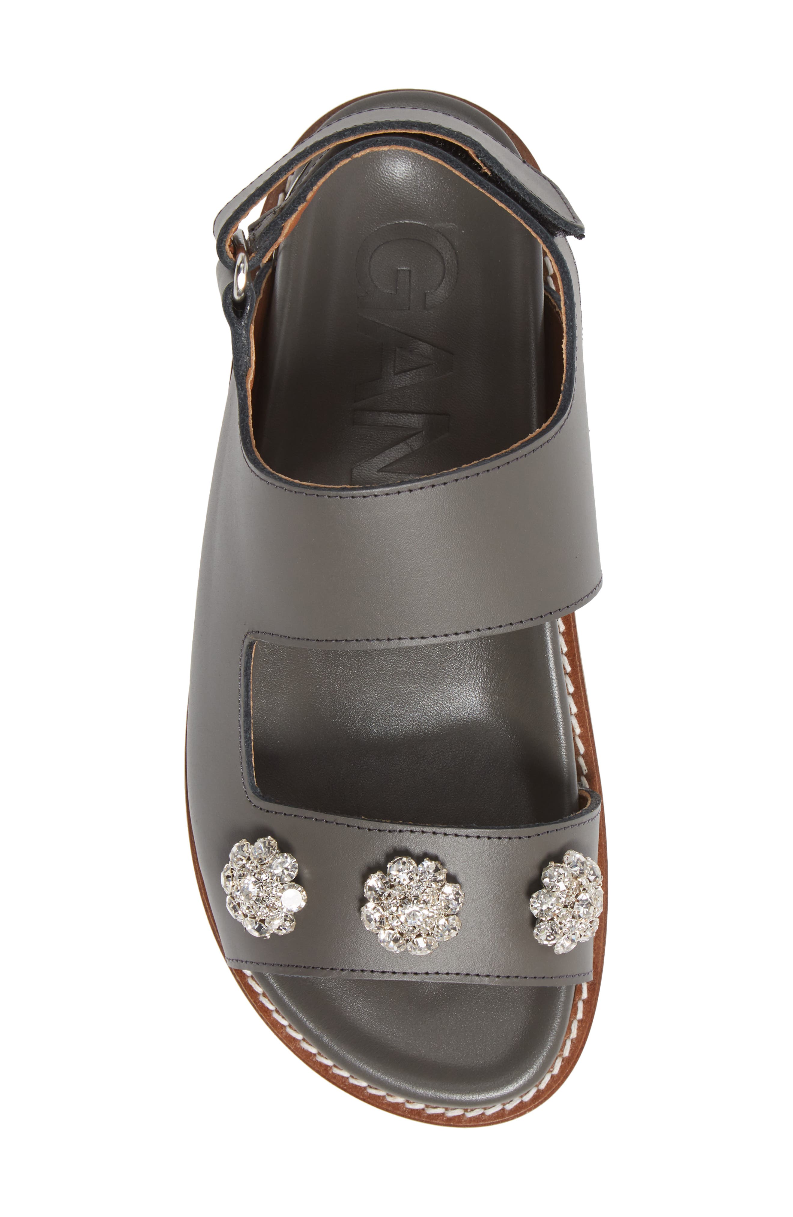 Ganni Juta Mid Deco Sandal, Alternate, color, 