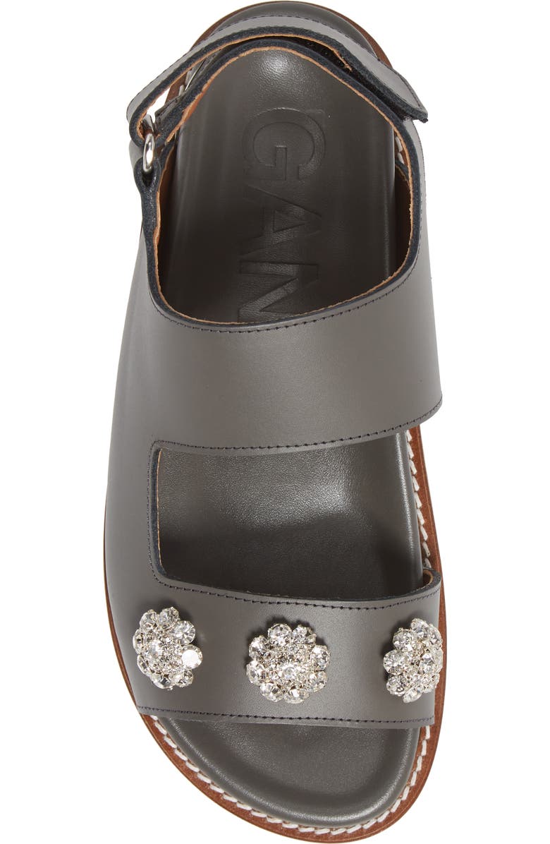 Ganni Juta Mid Deco Sandal, Alternate, color,