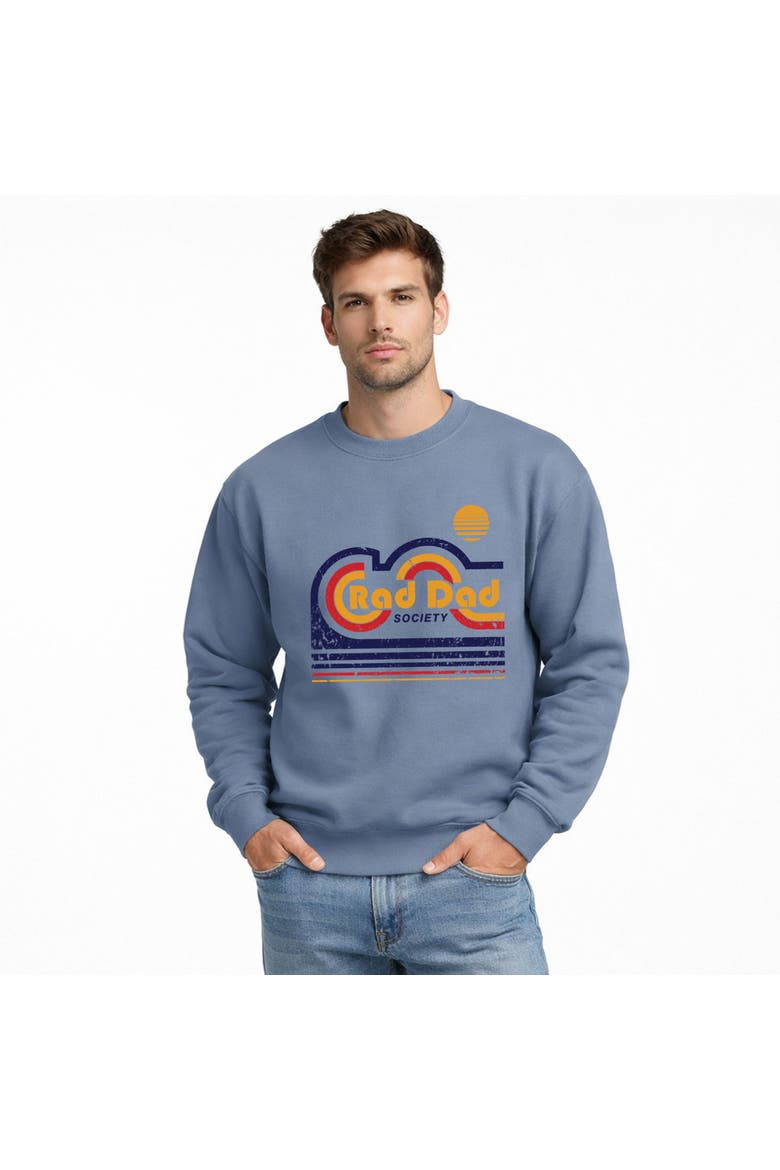 Rad Dad Society Retro Sweatshirt, Main, color, Slate