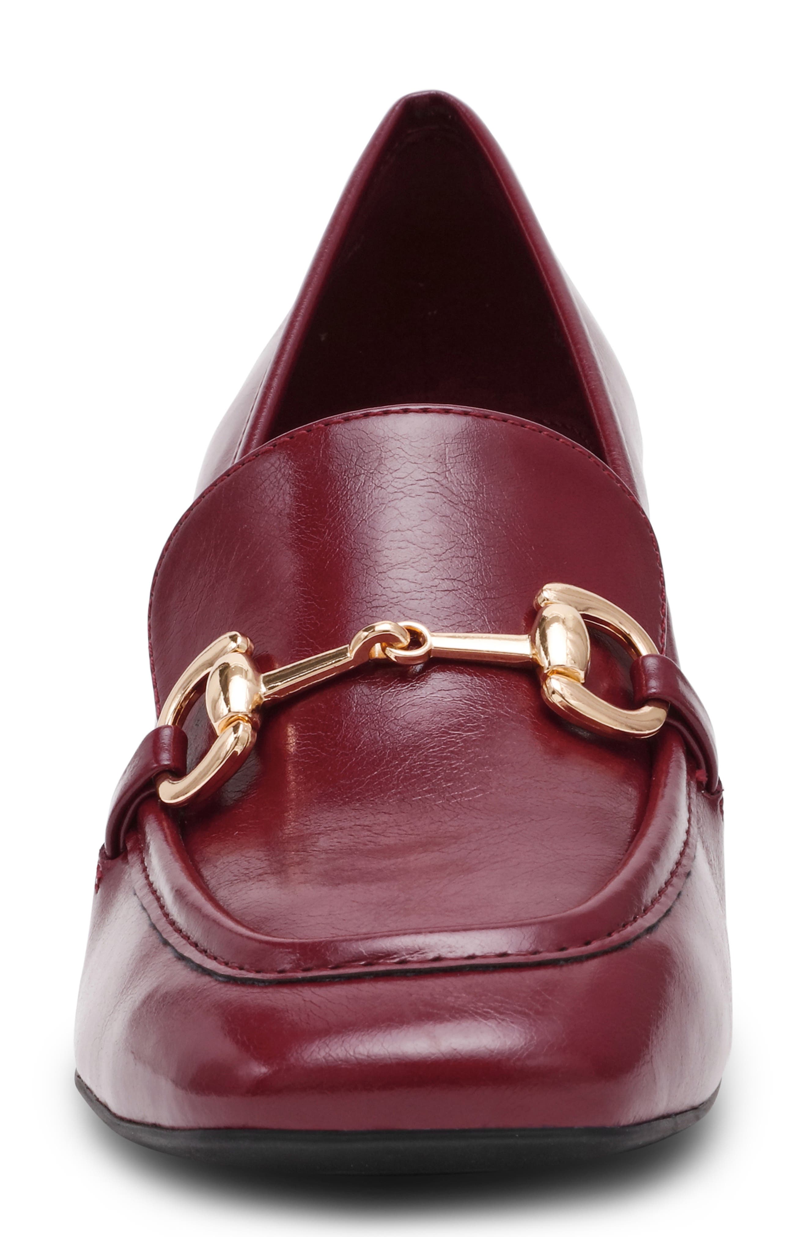 Anne Klein Tobi Bit Loafer Pump, Alternate, color, Bordeaux