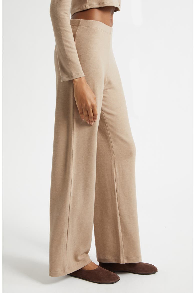 Lauren Wide Leg Knit Pants, Alternate, color, SABLE