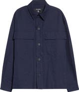 Balmain Monogram Cotton Jacquard Button-Up Shirt