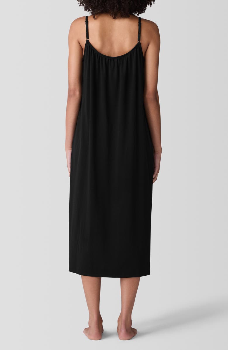 EILEEN FISHER SLEEP Organic Cotton Cami Midi Dress, Alternate, color, 