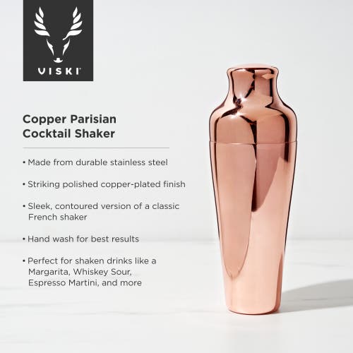 Viski Parisian Cocktail Shaker In Summit