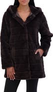 Sebby Hooded Faux Fur Jacket