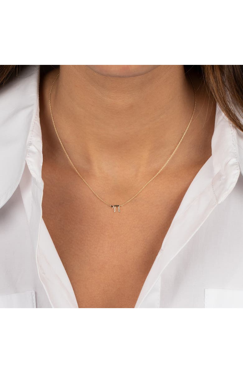 BY ADINA EDEN Solid Chai Necklace 14K, Alternate, color,