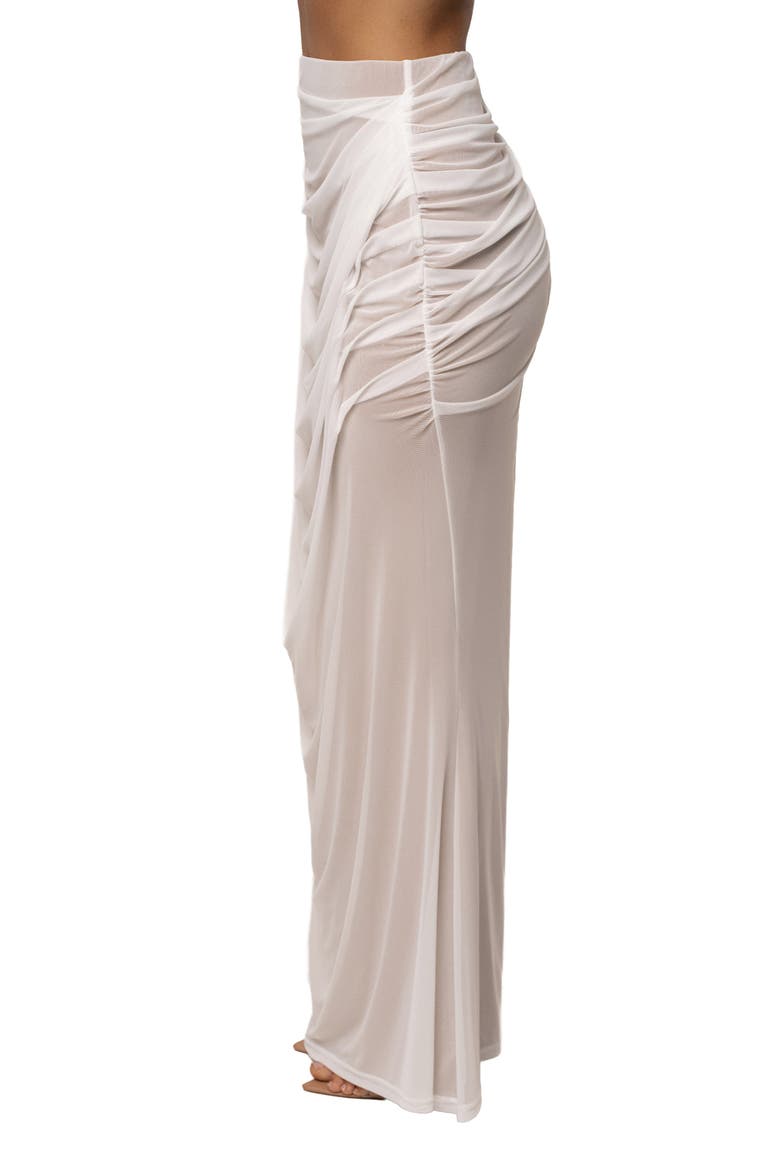 Ethereal Flow Maxi Skirt, Alternate, color, Ivory