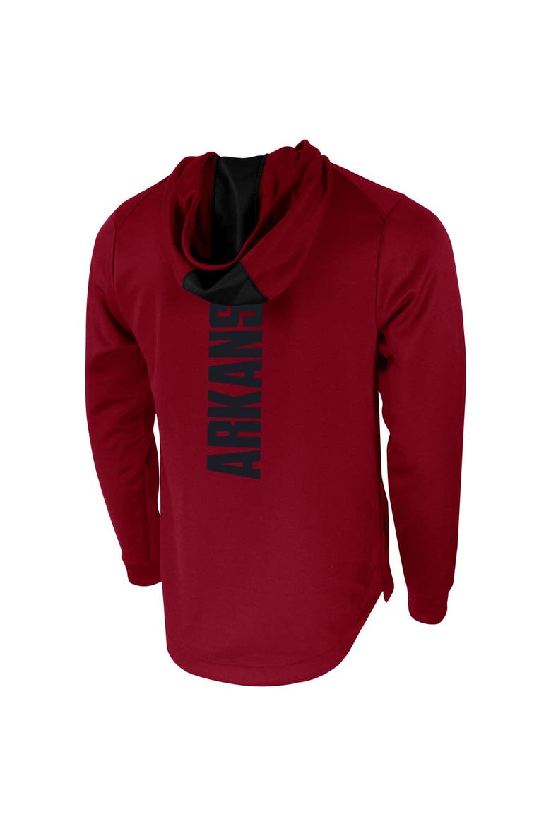 Men's Nike Cardinal Arkansas Razorbacks 2-Hit Performance Pullover Hoodie, Alternate, color, Cardinal