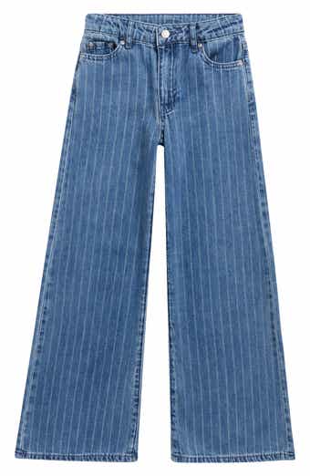 Kids' Heart Patch Pocket Wide Leg Jeans