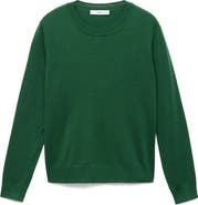 MANGO Fine Knit Crewneck Sweater