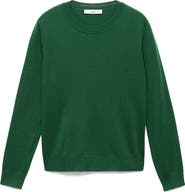 MANGO Fine Knit Crewneck Sweater