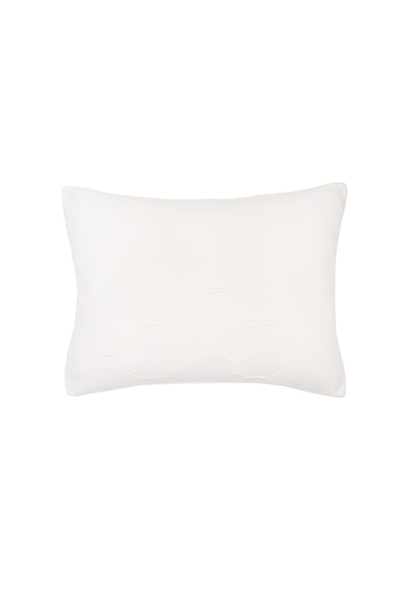 Elaine Dove Cotton Standard Pillow Sham, Main, color, White
