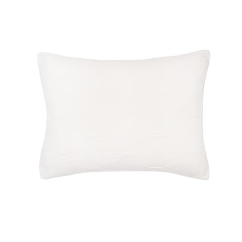 Elisabeth York Elaine Dove Cotton Standard Pillow Sham In White