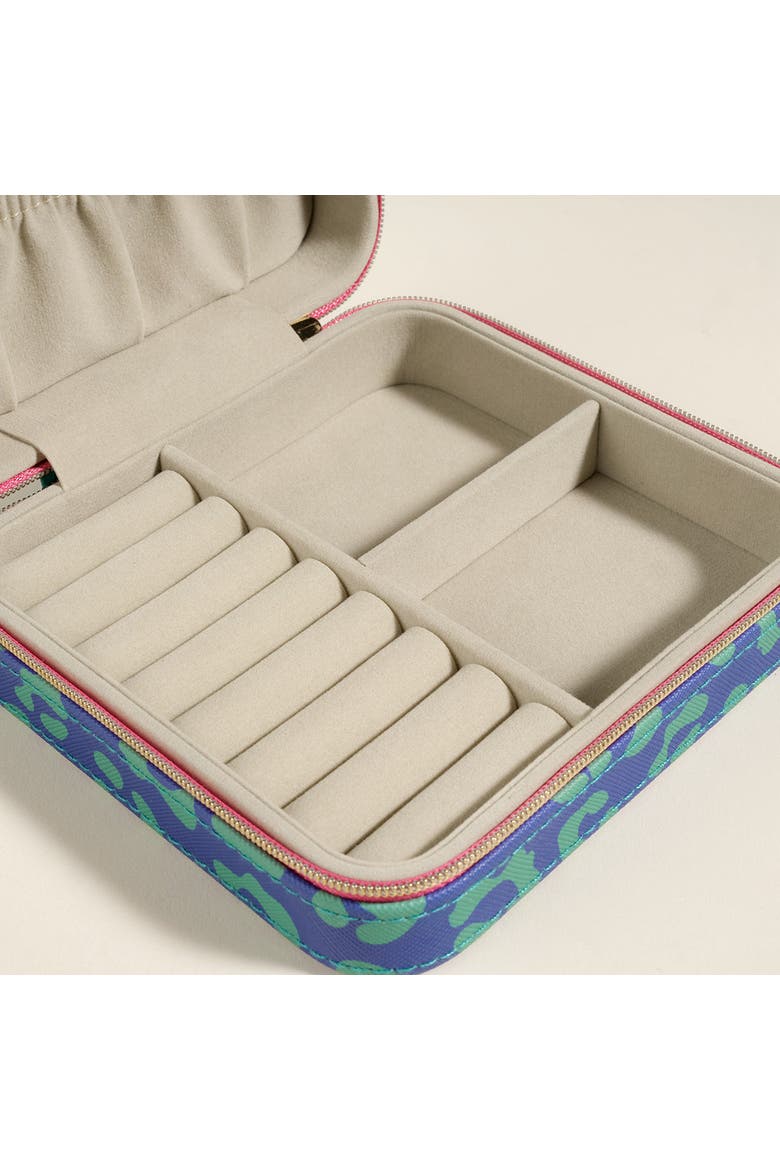 Meilin Jewelry Box 5.5" x Artisan, Alternate, color, Turquoise