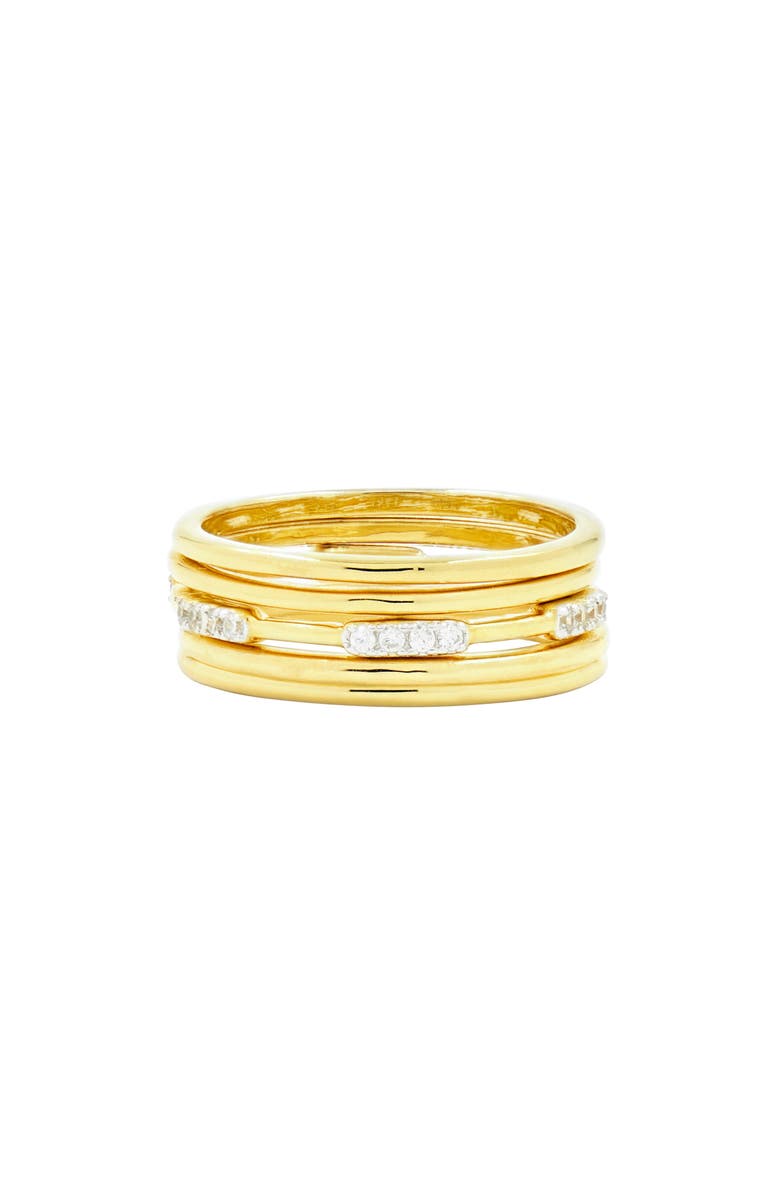 FREIDA ROTHMAN Radiance Stacking Ring, Main, color, 
