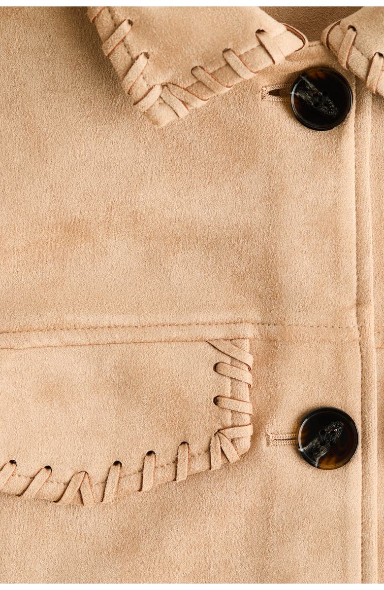 H&M Short Jacket, Alternate, color, Beige