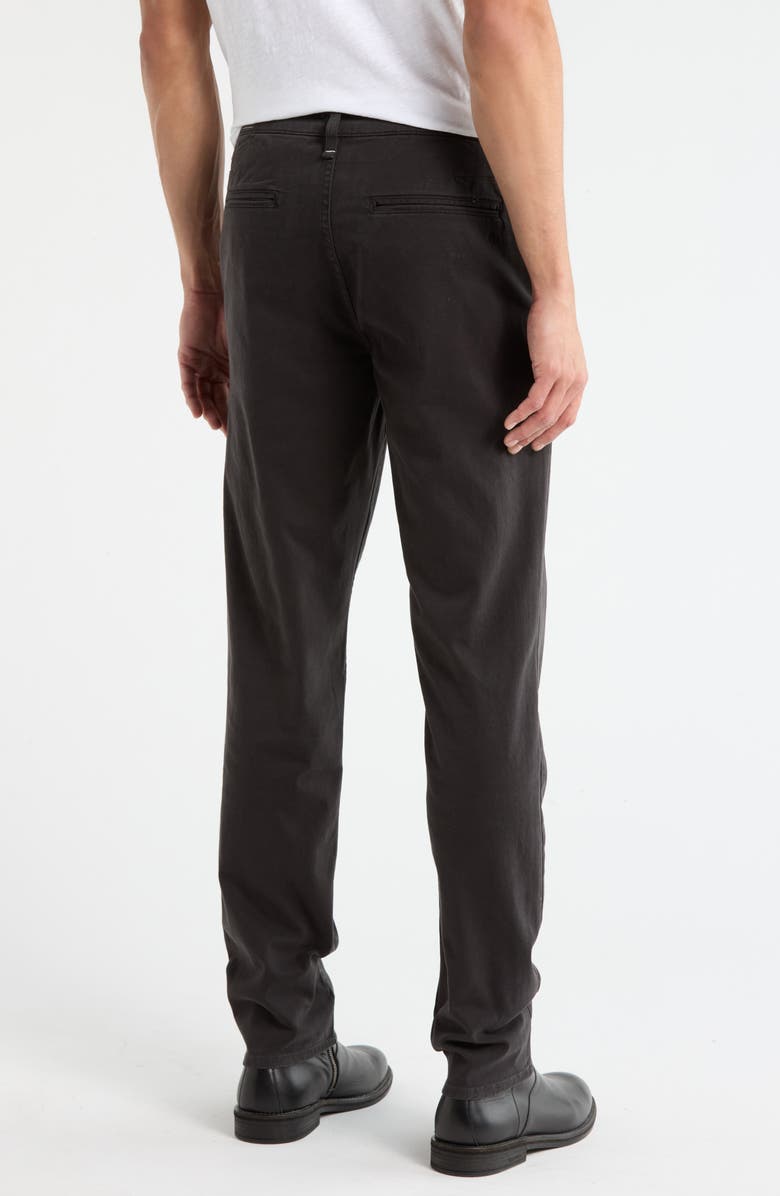 rag & bone Classic Cotton Twill Chino Pants, Alternate, color, Black