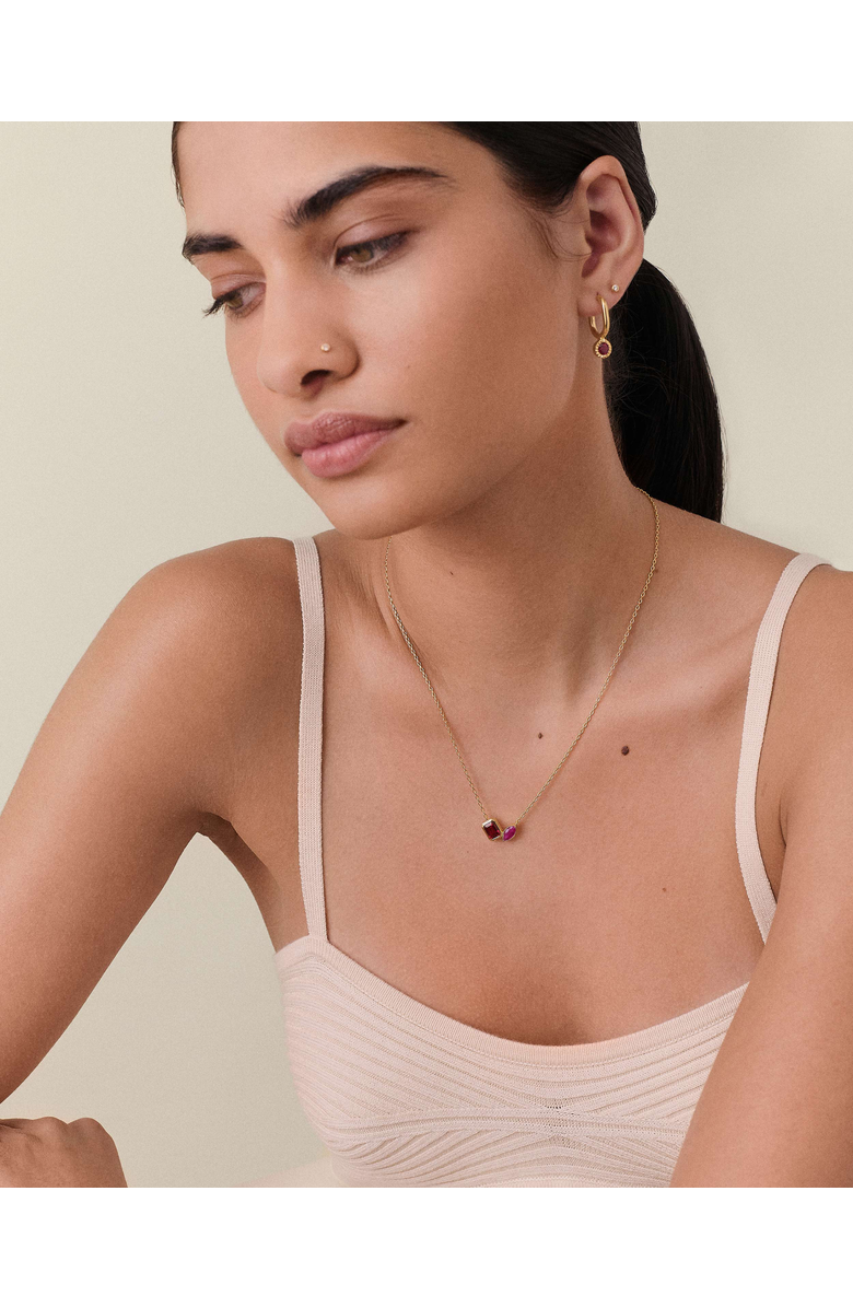 Edge of Ember Toi Et Moi Courage Necklace, Alternate, color, Metallic Gold