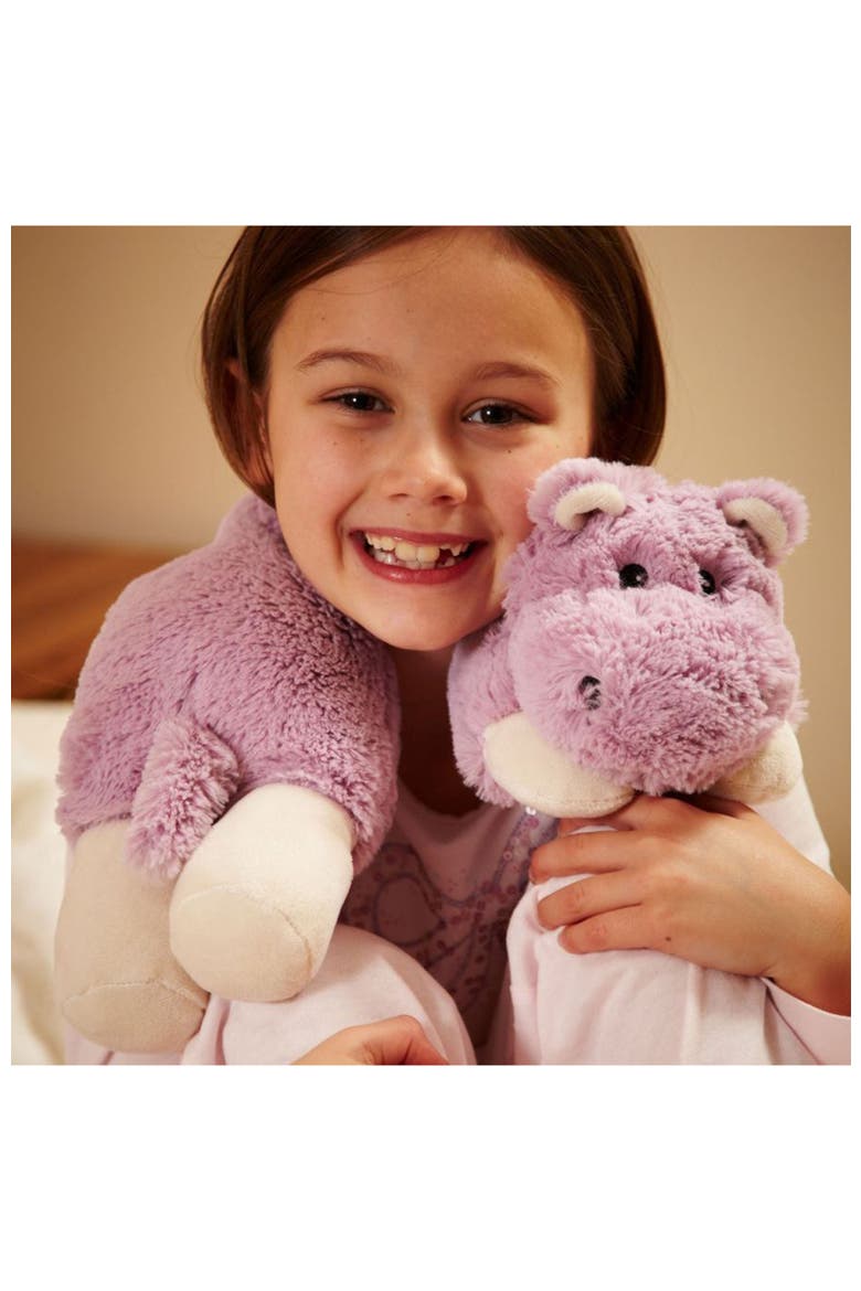 Hippo Plush Neck Wrap, Main, color, Medium Purple