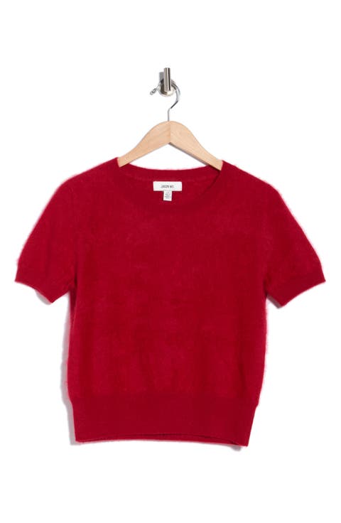 Brushed Cashmere Crewneck Sweater
