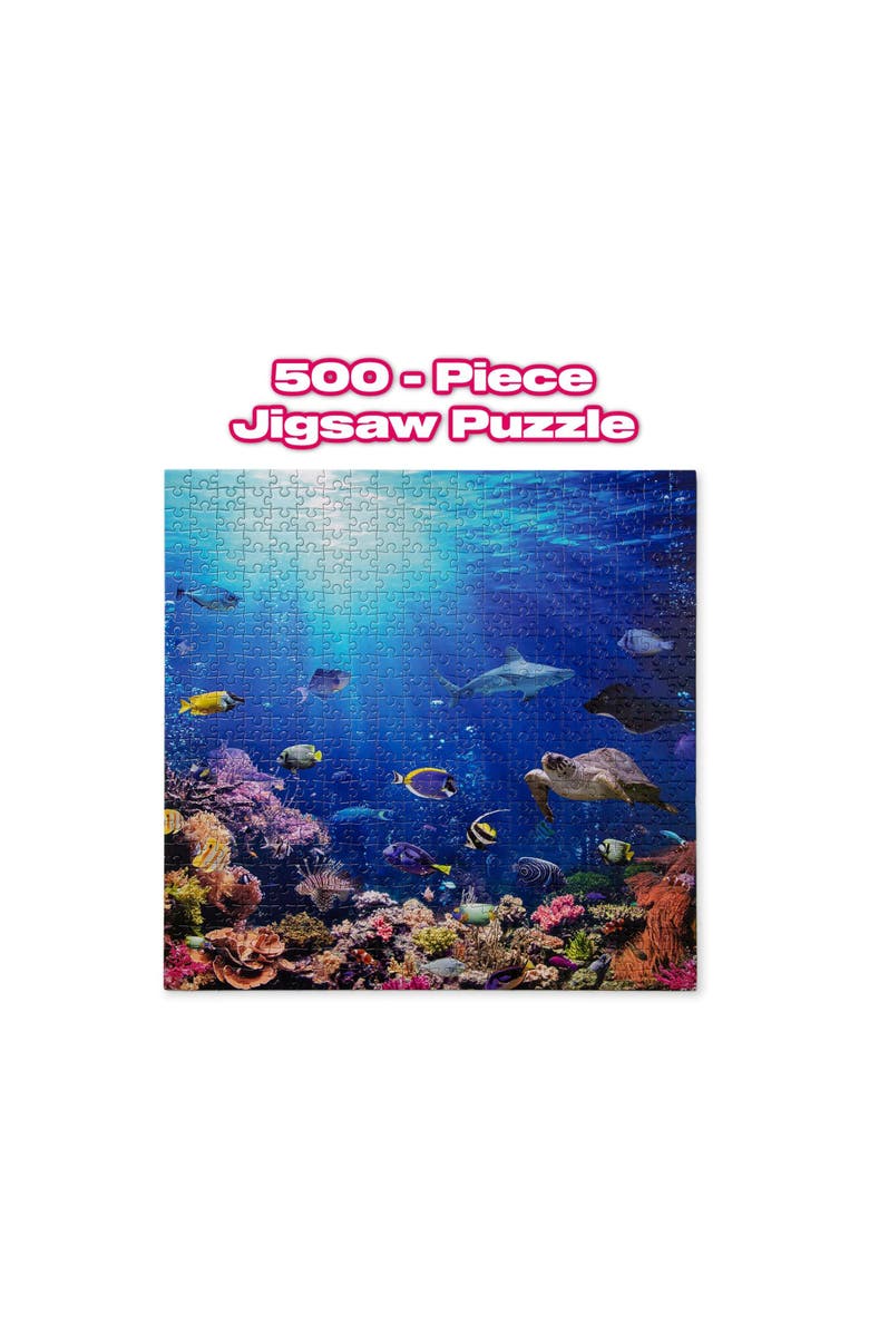 Toynk Under the Sea Coral Reef 500 Piece Jigsaw Puzzle, Main, color, Blue