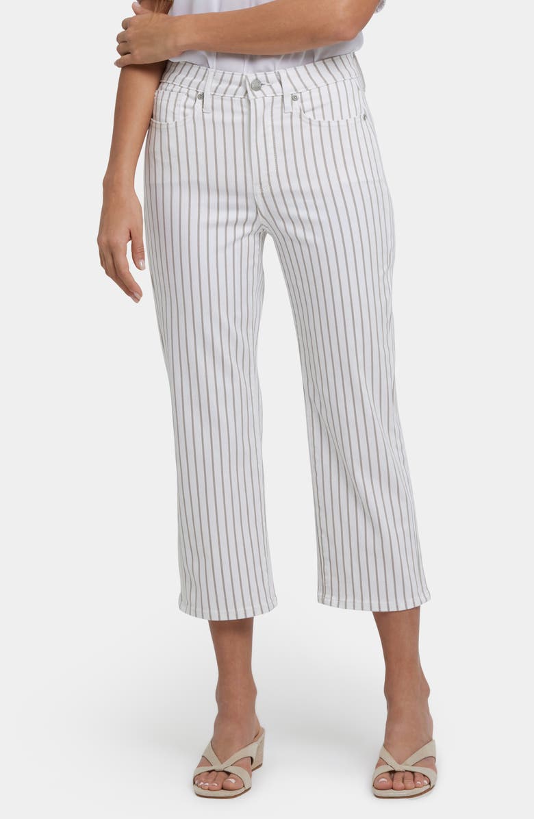 NYDJ Joni High Waist Relaxed Capri Jeans, Main, color, Beach Cruise Stripe