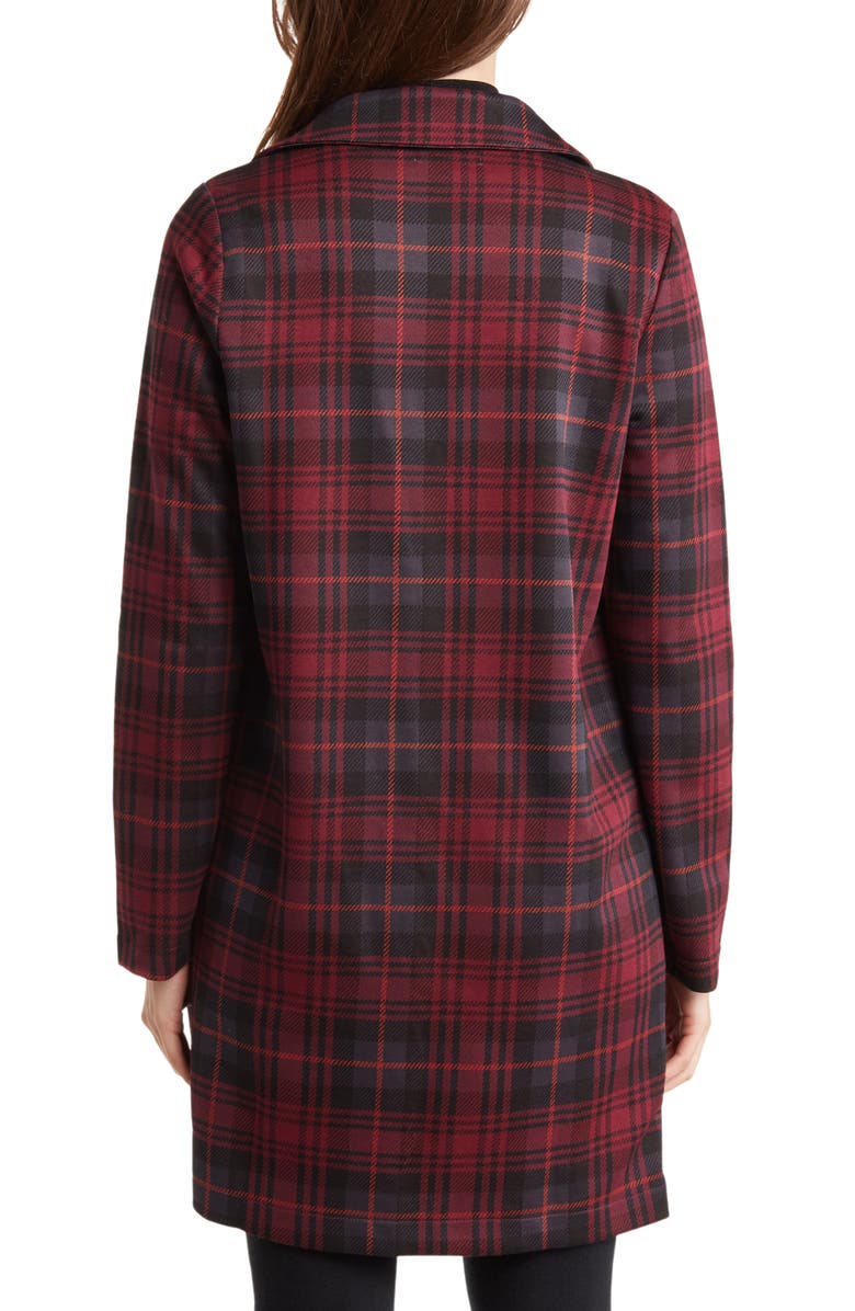 MELLODAY Plaid Jacquard Knit Topper, Alternate, color, 