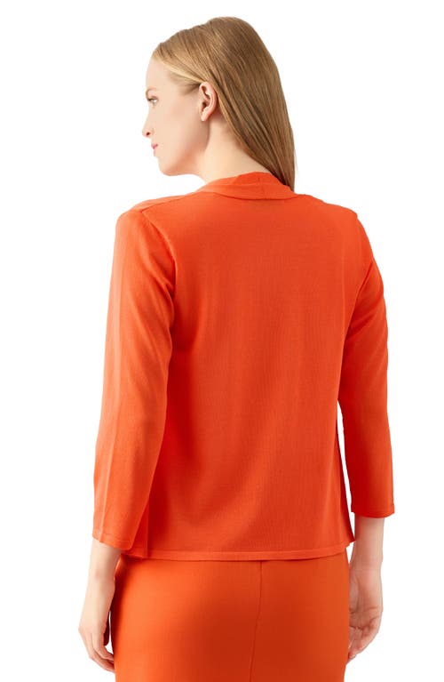 Kasper Open Front Cardigan