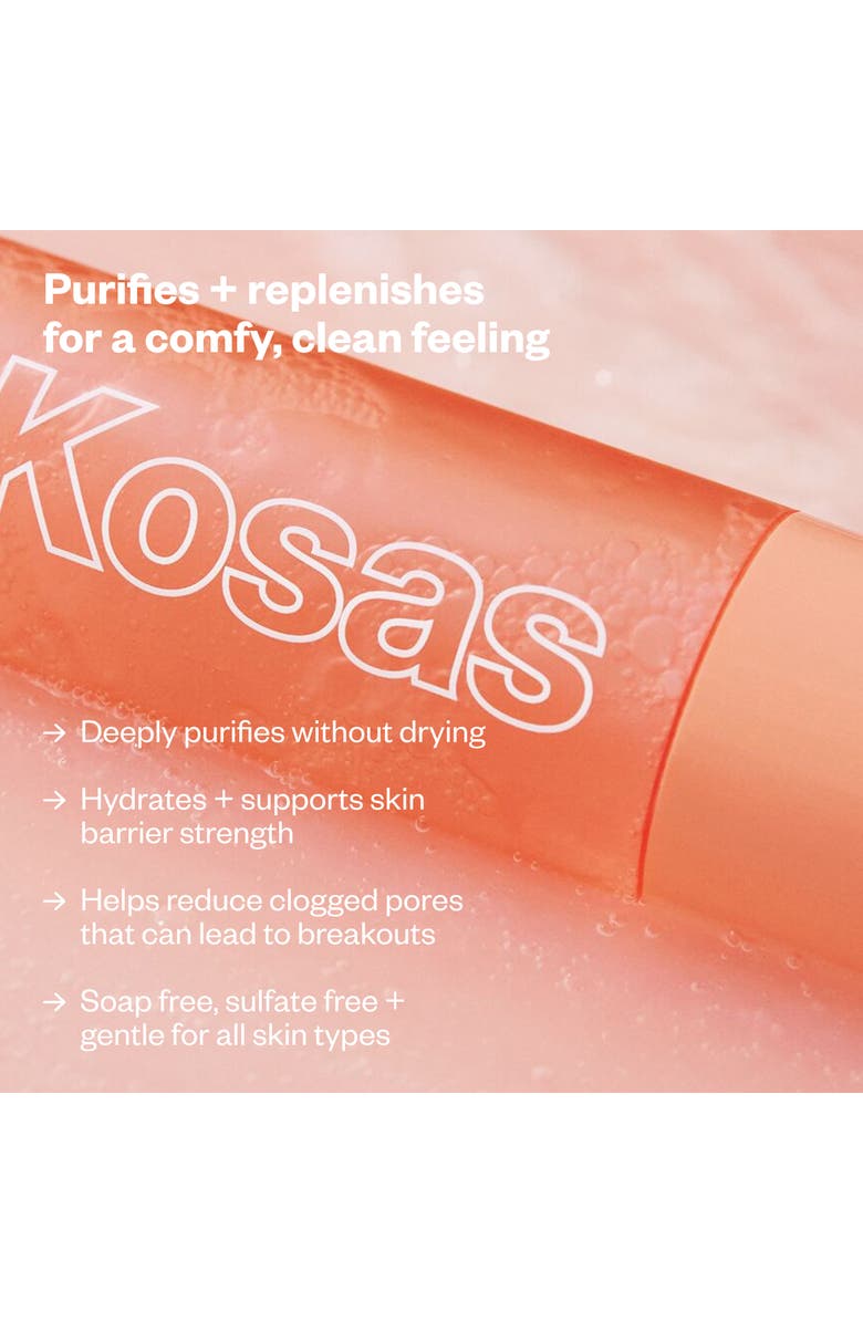 Kosas Plump + Juicy Comfy Clean Gel Cleanser, Alternate, color,