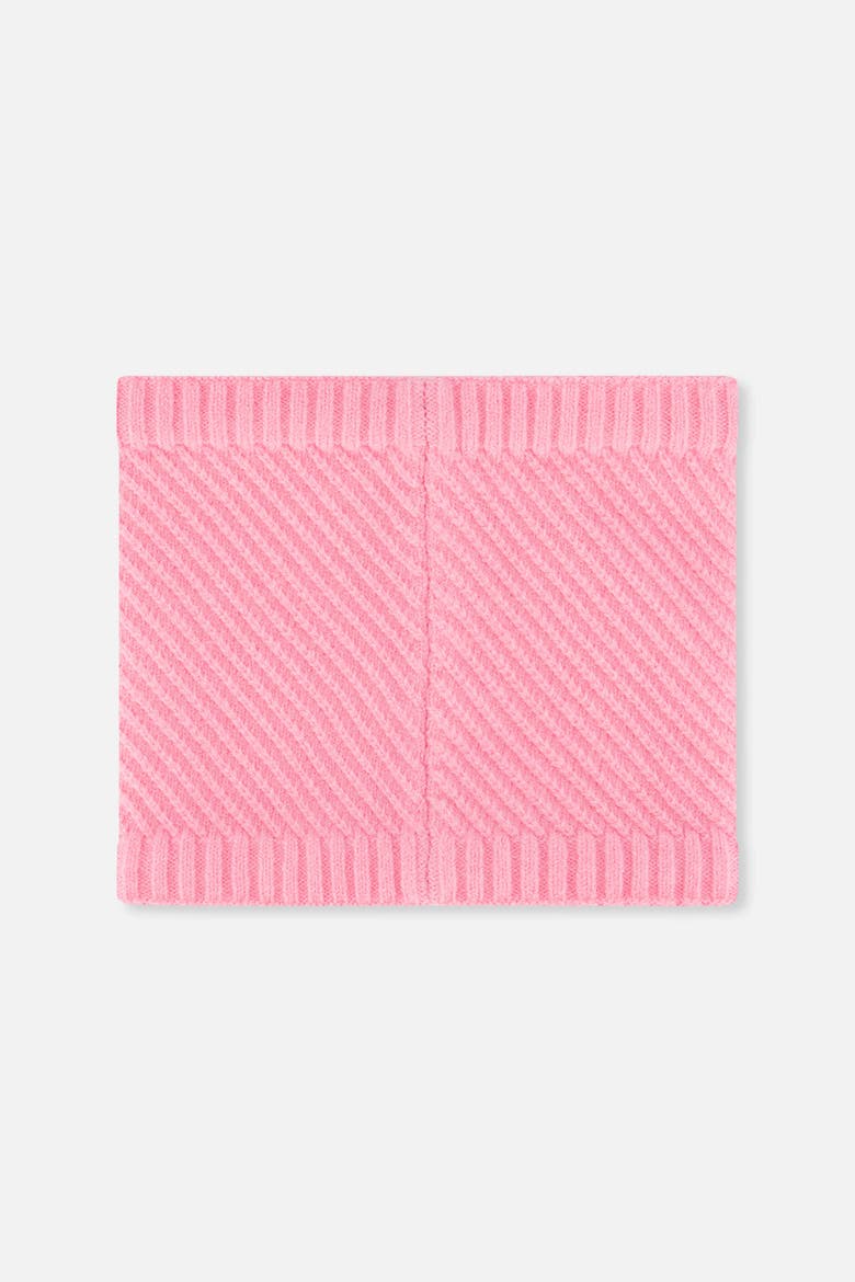 Winter Knit Fleece Neckwarmer, Alternate, color, Pink