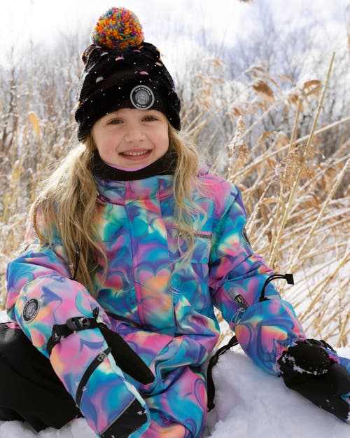 Deux Par Deux One-piece Play Snowsuit In Blue