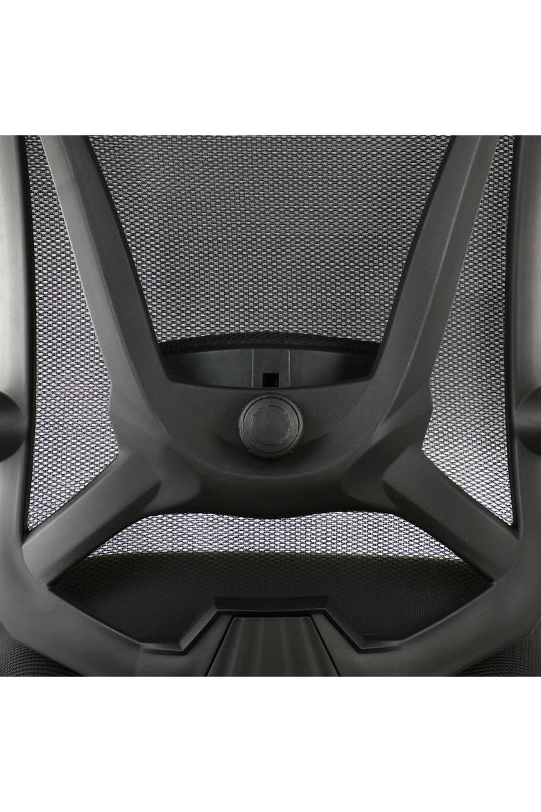 Full Back Adjustable Office Chair with Headrest, Alternate, color, Black