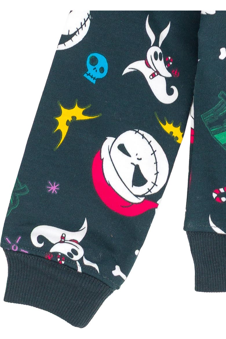 Nightmare Before Christmas Holiday 2-Piece Fleece Sweatshirt and Pants Set, Alternate, color, Jack Zero Dark Grey