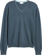 Lorenzo Uomo Tipped Merino Wool Sweater